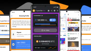 CryptoTab Browser Max Speed header