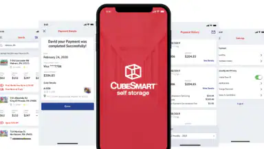 CubeSmart Self Storage header