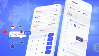 Currency Converter: FX Rates header