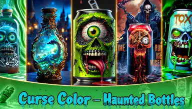 Curse Color: Color by Number header