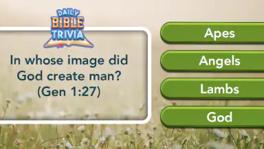 Daily Bible Trivia header