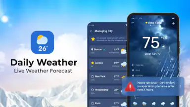 Daily Weather: Forecast&Alerts header