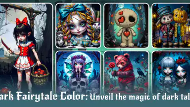 Dark Fairytale Color by Number header