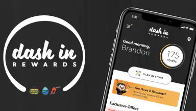 Dash In Rewards header