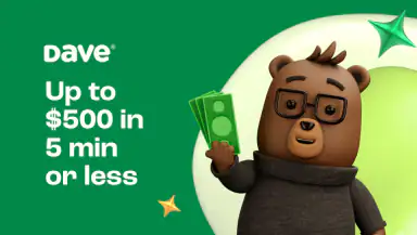Dave: Credit, Cash & Money App header