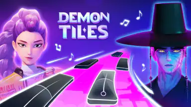 Demon Tiles: Piano Game Song header