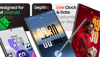 DepthX - Live Clock Wallpapers header