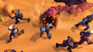 Desert Worm Idle RPG header