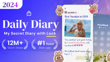 Diary with Lock: Diary Journal header