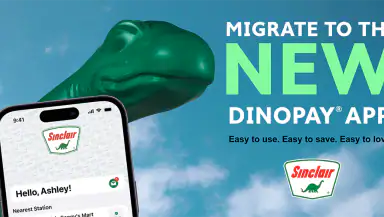 DINOPAY - Sinclair Oil header