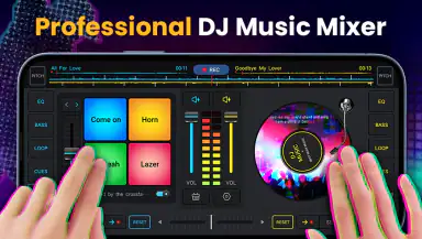 DJ Music mixer - DJ Mix Studio header