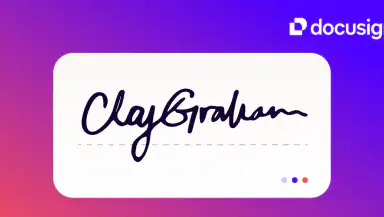 Docusign - Upload & Sign Docs header