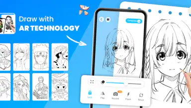 Draw Cartoon - AR Sketch App header