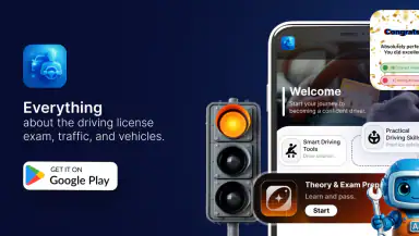 Driving Theory Test-Radar HUD header
