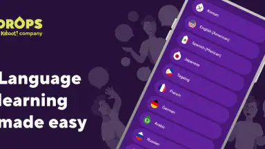 Drops: Language Learning Games header