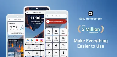 Easy Homescreen header