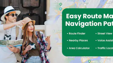 Easy Rout Map: Navigation Path header