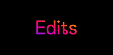 Edits, an Instagram App header