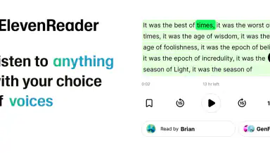 ElevenReader - Voice Reader header