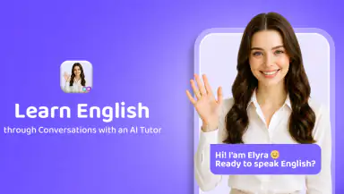 Elyra - AI English Coach header