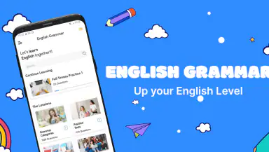 English Grammar - AI Tutor header