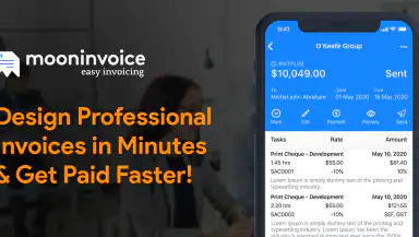 Estimate Invoice Maker By Moon header
