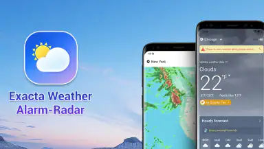 Exacta Weather Alarm-Radar header