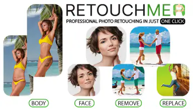 Face, Body Editor - Retouch Me header