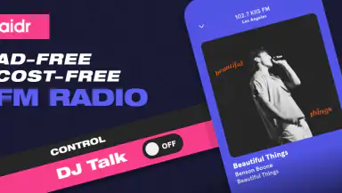 faidr: FM Radio & Music header