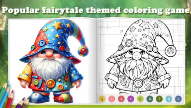 Fairytale Color by number game header