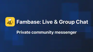 Fambase: Live & Group Chat header