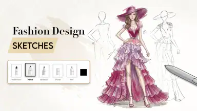 Fashion Design Clothes: Sketch header