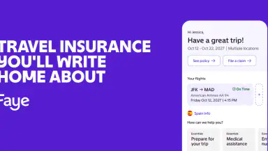 Faye Travel Insurance header