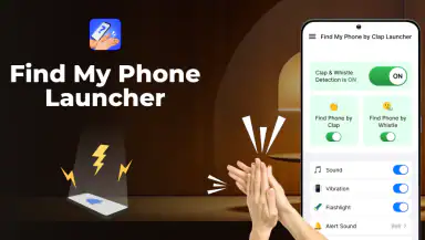 Find My Phone by Clap Launcher header