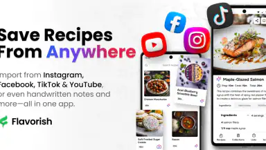 Flavorish | Save Any Recipe header