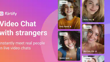 Flirtify: Live Video Chat header