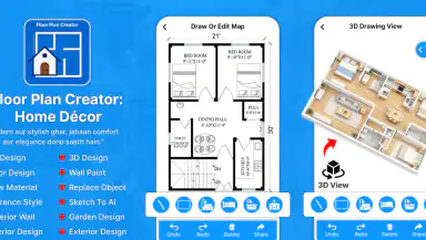 Floor Plan Creator: Home DecAi header