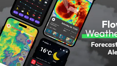 Flow Weather - Live Radar Home header