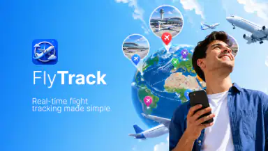 FlyTrack - Flight Tracker header
