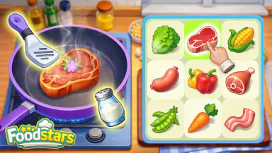 Foodstars: Merge & Cook header