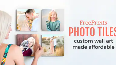 FreePrints Photo Tiles header