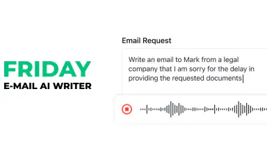 Friday: AI E-mail Assistant header
