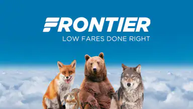 Frontier Airlines header