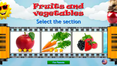Fruits and Vegetables for Kids header