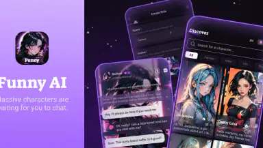 Funny _Happy Chat header