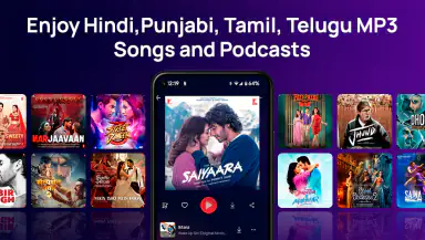 Gaana: Music App, MP3 Songs header
