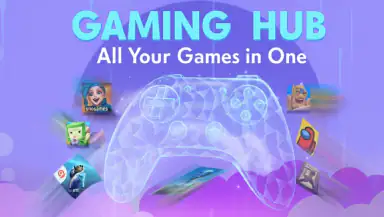 Gaming Hub: Game Launcher App header