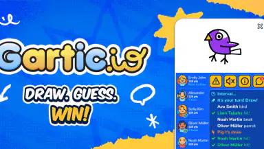 Gartic.io - Draw, Guess, WIN header
