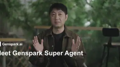 Genspark AI Workspace header