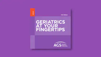 Geriatrics At Your Fingertips header